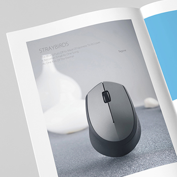 新浪漫鼠標(biāo)鍵盤畫冊(cè)設(shè)計(jì)